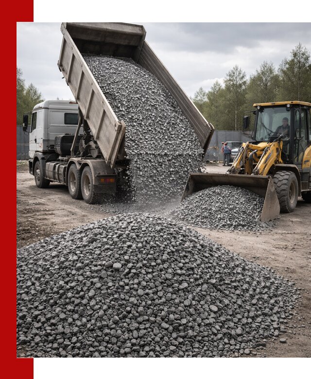 Доставка и продажа щебня гранитного в Кызыле