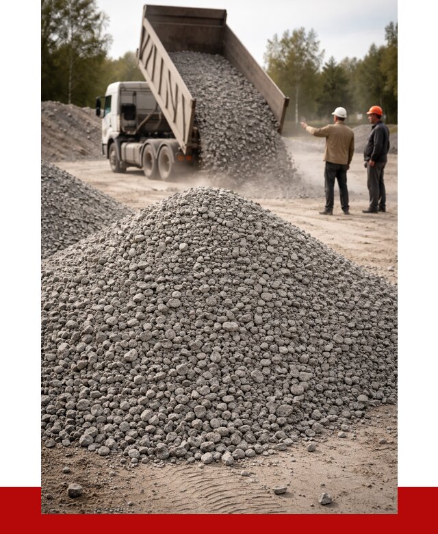 Гранитный щебень фракция 0-5 в Кызыле от 3008 руб ПРОНЕРУДКзл