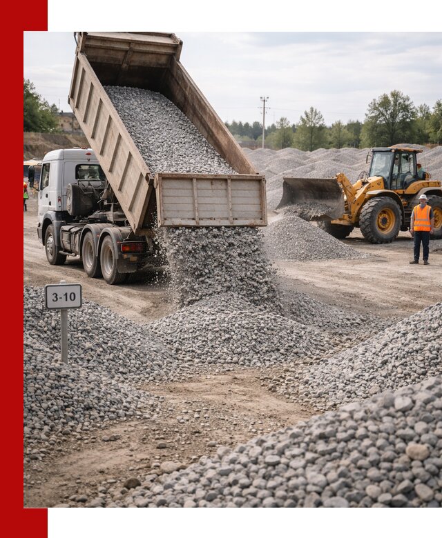 Гранитный щебень фракции 3–10: доставка и продажа в Кызыле