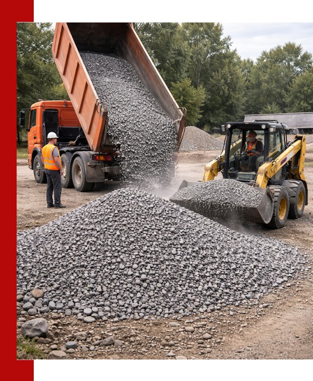 Купить гранитный щебень фракции 5–10 в Кызыле с доставкой