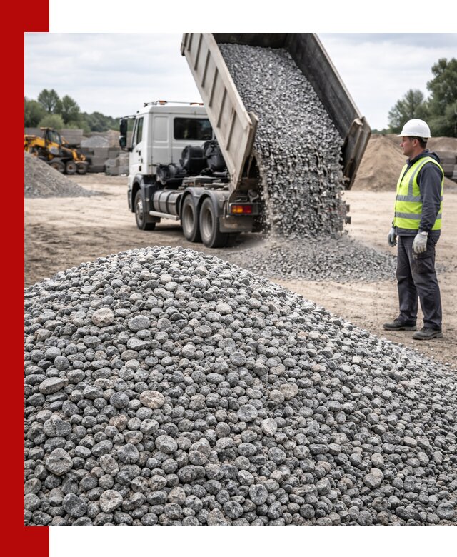 Доставка и продажа гранитного щебня фракции 5-20 в Кызыле