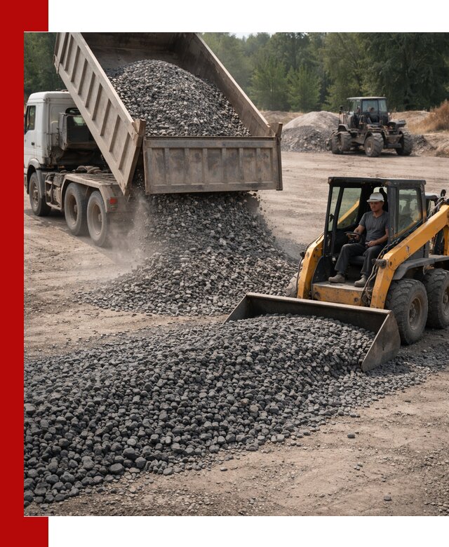 Гранитный щебень фракция 40-70 с доставкой в Кызыле