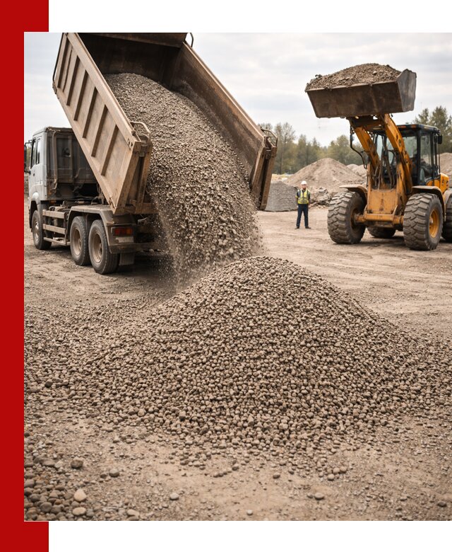 Гравийный щебень фракция 3–10 с доставкой в Кызыле