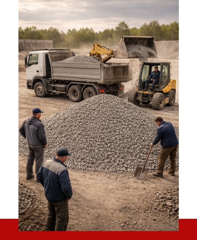 Гравийный щебень фракция 5-20 в Кызыле от 2489 р. ПРОНЕРУДКзл