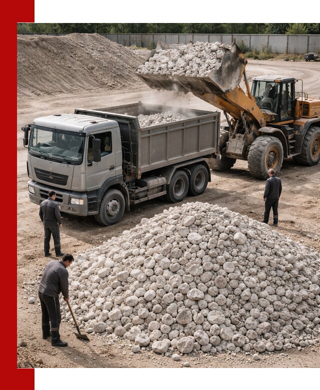 Известняковый щебень фракция 70–150 с доставкой в Кызыле