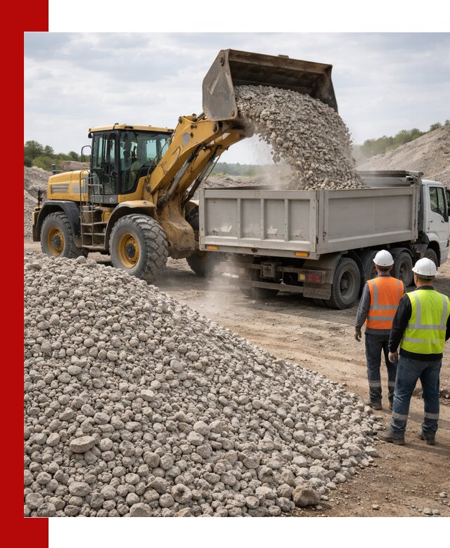 Доломитовый щебень фракция 40–71 доставка и продажа в Кызыле