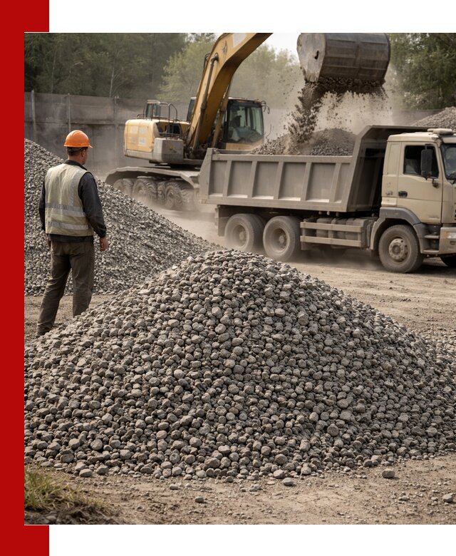 Шлаковый щебень фракция 5-20 с доставкой в Кызыле