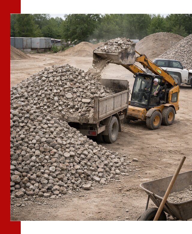 Доставка вторичного щебня в Кызыле для строительных работ