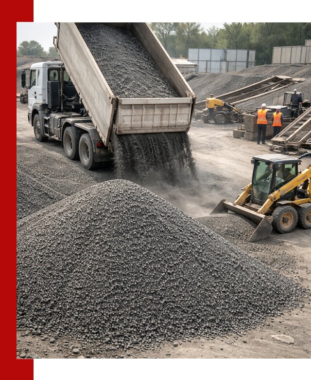 Вторичный щебень фракция 0–5 с доставкой в Кызыле