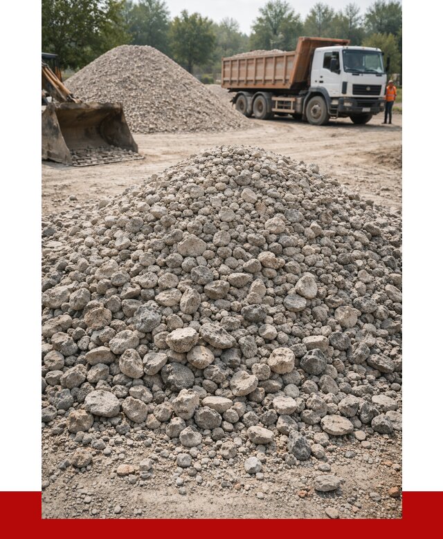 Вторичный щебень фракция 20-40 в Кызыле от 2282 р ПРОНЕРУДКзл