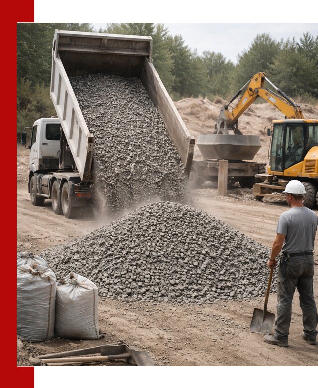 Доставка и продажа бетонного щебня в Кызыле