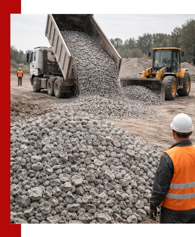 Доставка бетонного щебня фракции 20-40 в Кызыле