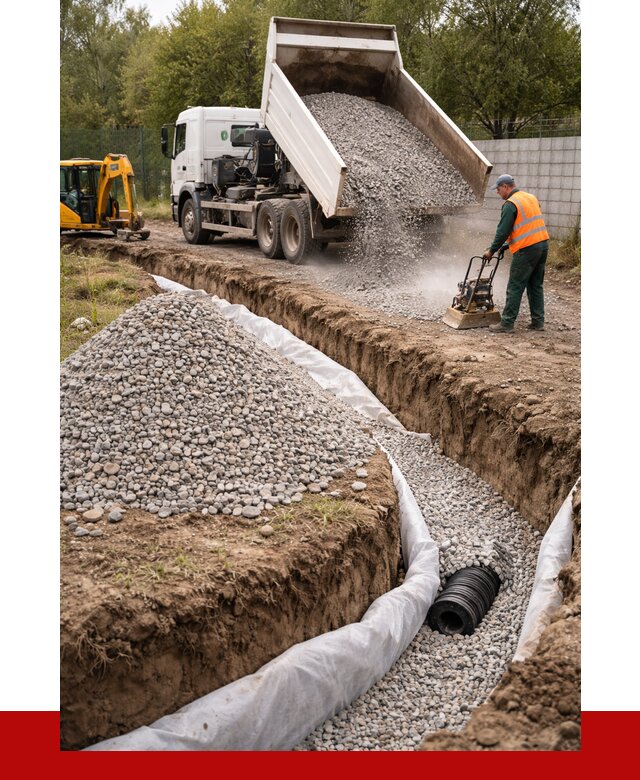 Щебень для дренажа в Кызыле от 1919 р., ПРОНЕРУДКзл доставка