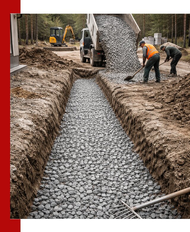 Щебень для дренажа с доставкой в Кызыле высокого качества