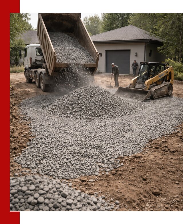 Щебень для парковки в Кызыле: доставка и укладка качественного материала