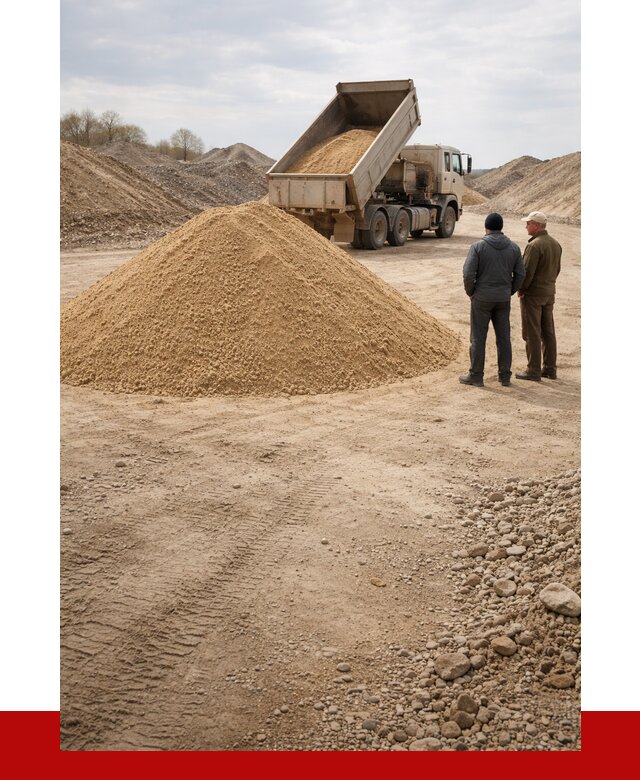 Карьерный песок крупнозернистый в Кызыле от 8815 р | ПРОНЕРУДКзл