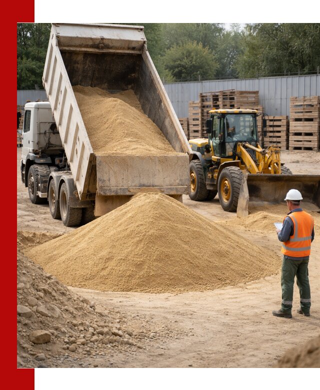 Доставка карьерного мелкозернистого песка в Кызыле