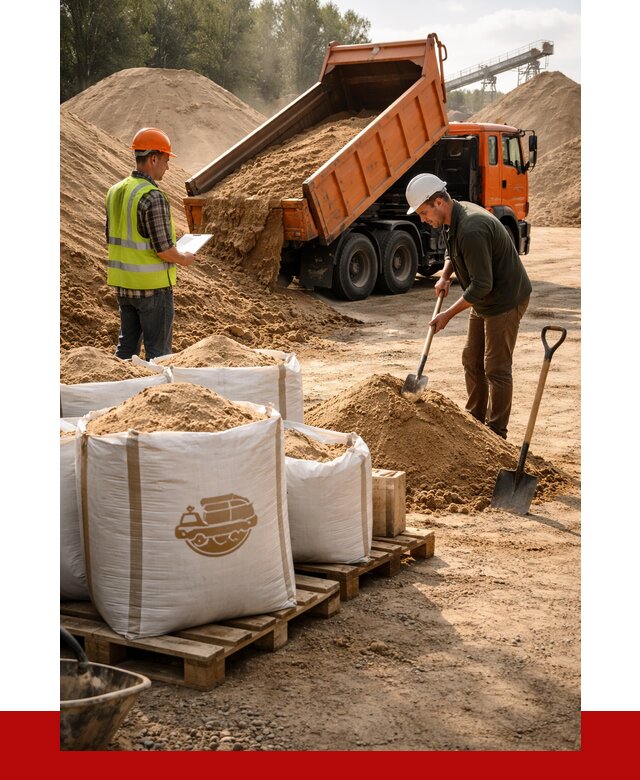 Строительный песок в Кызыле от 2282 р. с доставкой, ПРОНЕРУДКзл