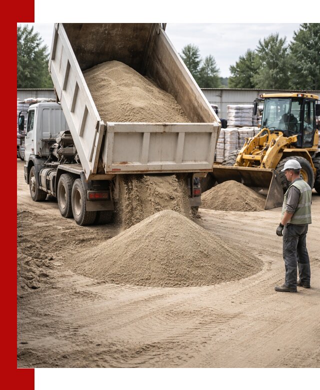Поставка и доставка песка для бетона в Кызыле