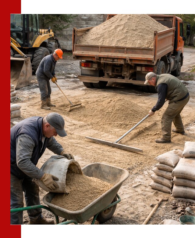 Поставка песка для стяжки в Кызыле с быстрой доставкой