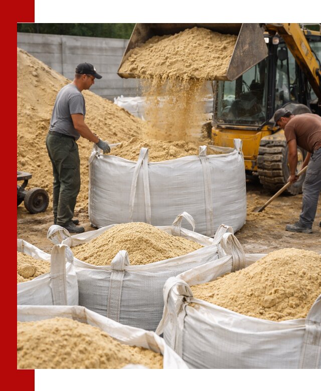 Поставка качественного песка для кладки в Кызыле