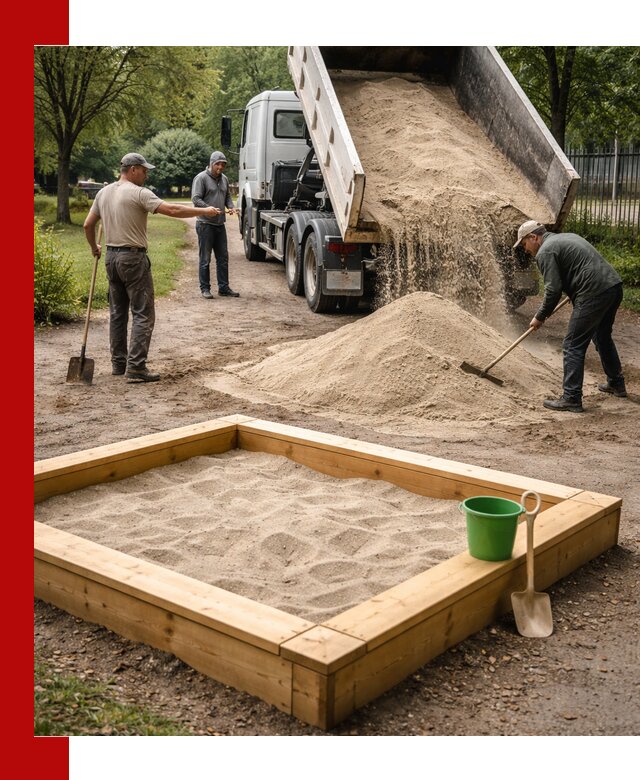 Песок для песочницы с доставкой в Кызыле недорого и чистый