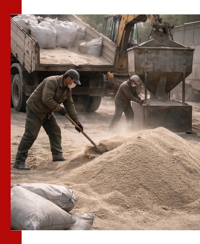 Кварцевый песок для пескоструя в Кызыле — доставка и качество