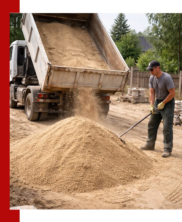 Доставка сухого песка самосвалами в Кызыле