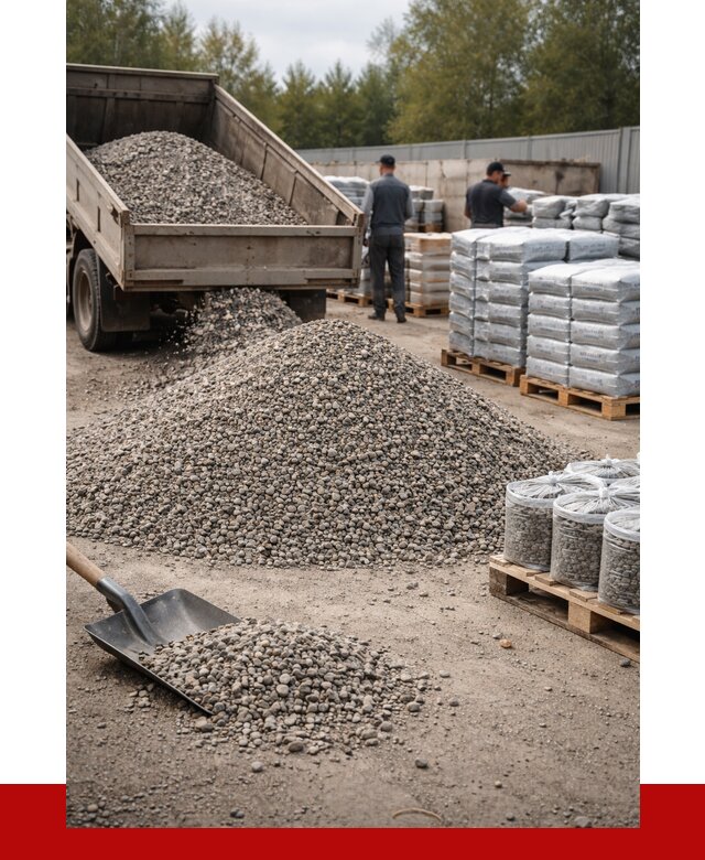 Гравий фракция 5-20 в Кызыле купить от 2385 р. ПРОНЕРУДКзл