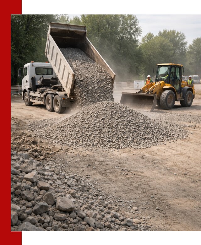 Гравий фракция 5–20 доставка в Кызыле оптом и в розницу