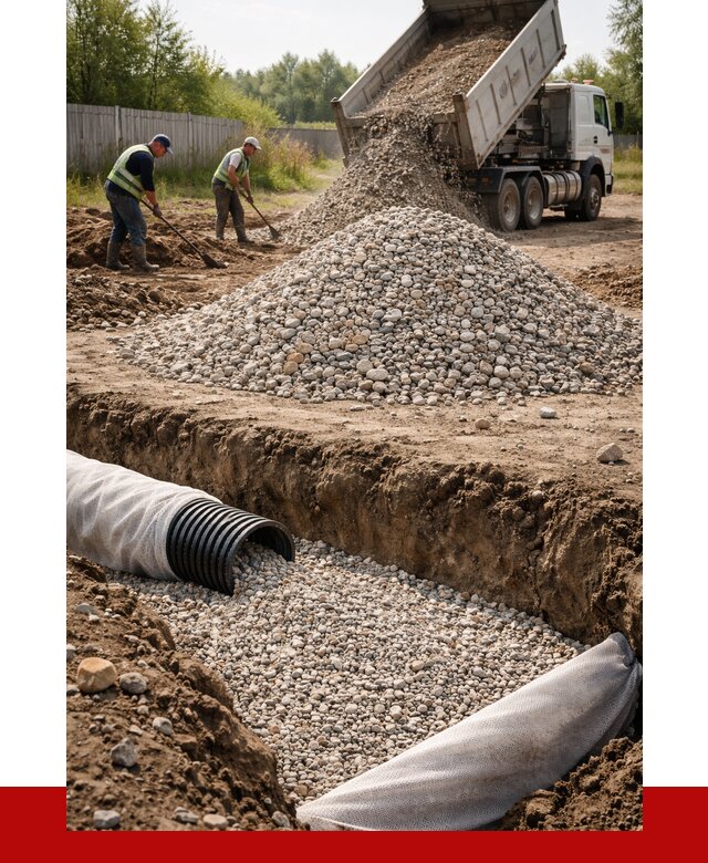 Гравий для дренажа в Кызыле от 2282 р., доставка ПРОНЕРУДКзл