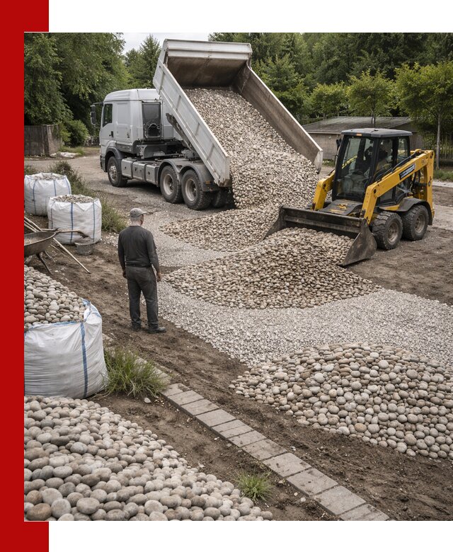 Доставка морской гальки оптом и в розницу в Кызыле