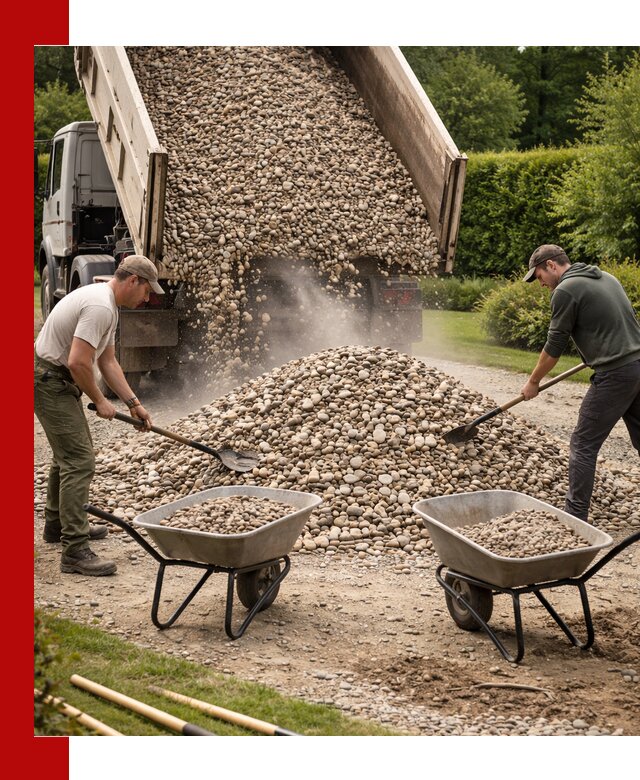 Доставка и продажа декоративной гальки в Кызыле