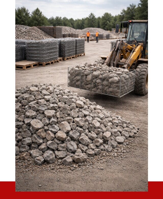 Камень для габионов фракция 70-150 в Кызыле от 4356 р. | ПРОНЕРУДКзл