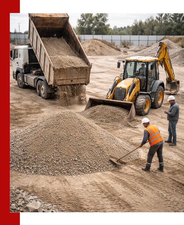 Поставка и доставка ПГС С4 в мешках и самосвалах в Кызыле