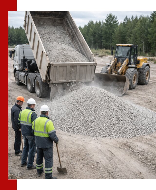 Известняковый отсев 0-5 доставка в Кызыле быстро и выгодно