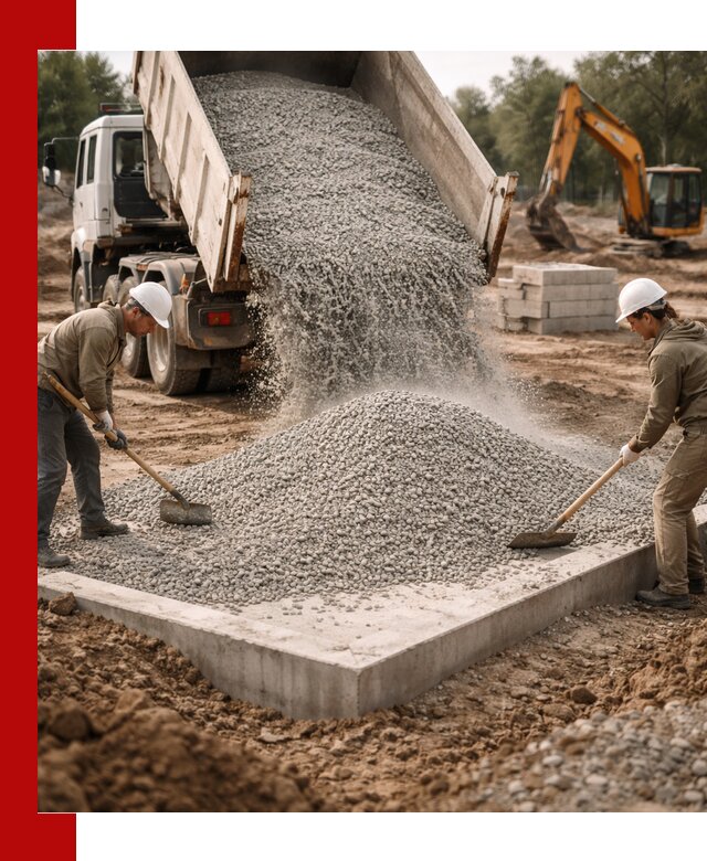 Доставка и продажа отсева для бетона в Кызыле