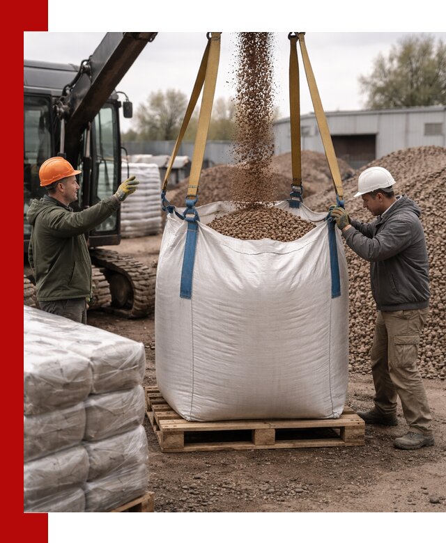 Керамзит в биг-бегах с доставкой в Кызыле