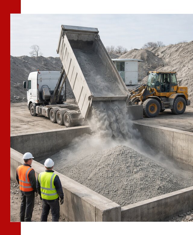 Доставка цемента навалом в Кызыле крупными партиями