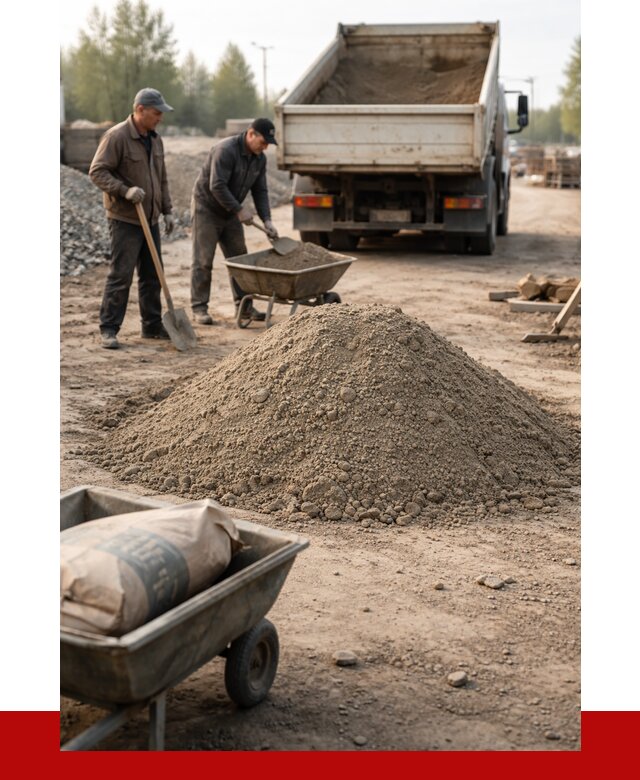 Цементно-песчаная смесь М150 в Кызыле от 4874 р. | ПРОНЕРУДКзл