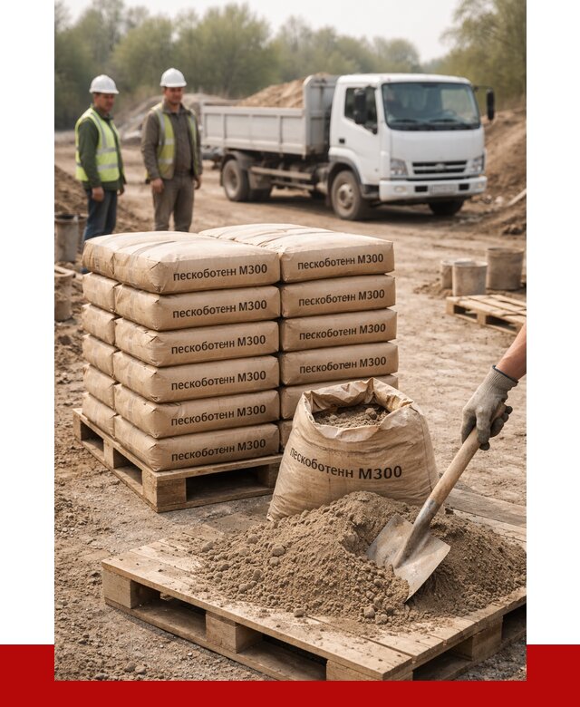 Пескобетон М300 в Кызыле с доставкой от 4823 р. за куб | ПРОНЕРУДКзл