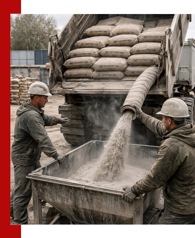 Доставка цемента М400 в Кызыле оптом и в розницу