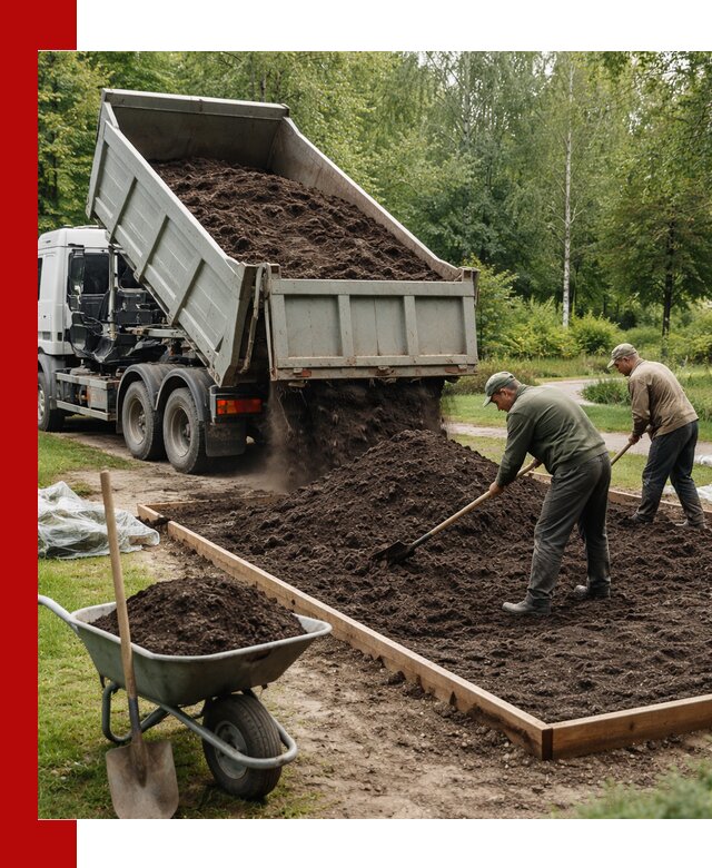 Доставка грунта для озеленения и благоустройства в Кызыле