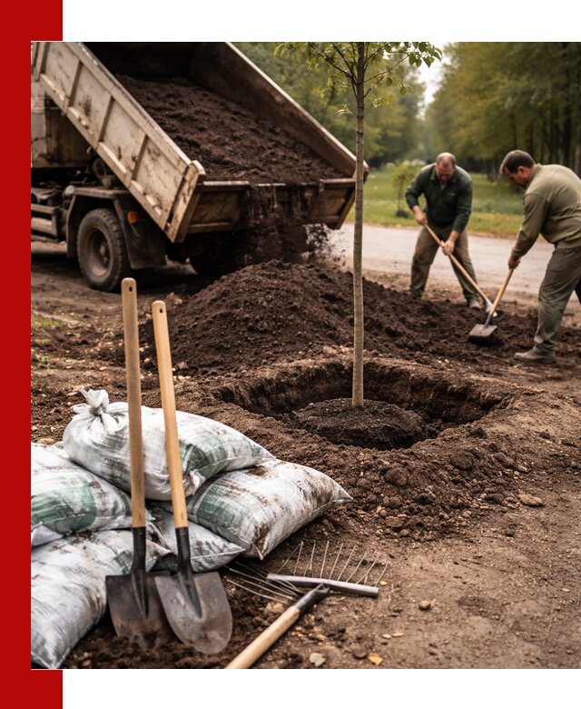 Грунт для посадки деревьев в Кызыле — доставка и подготовка почвы