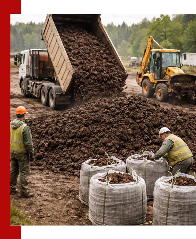 Доставка нейтрального торфа в Кызыле оптом и в розницу
