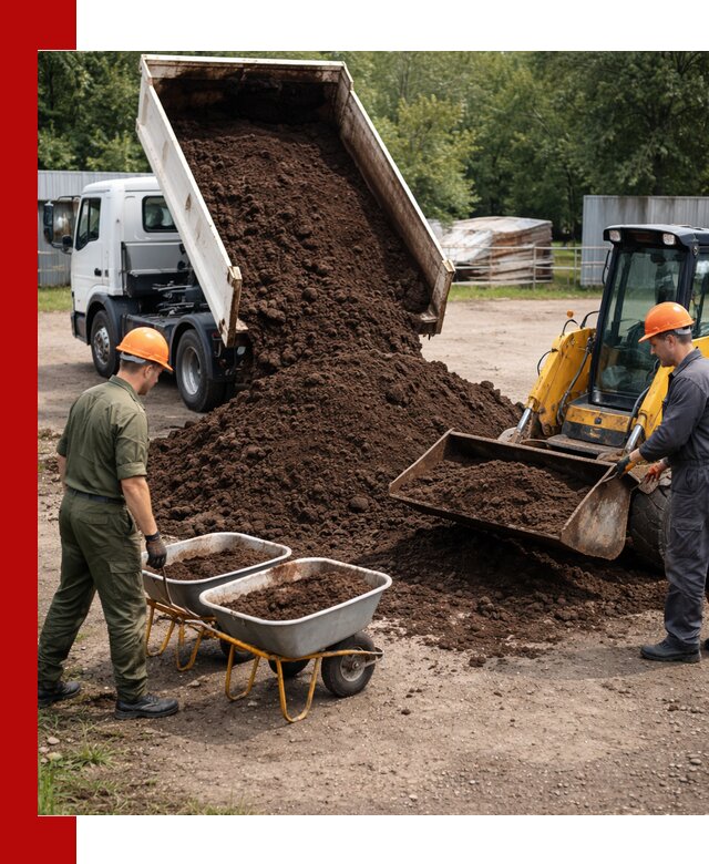 Доставка торфо-земляной смеси в Кызыле для огорода и ландшафта