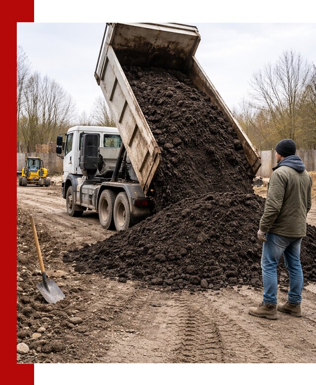 Доставка чернозема навалом в Кызыле быстро и выгодно