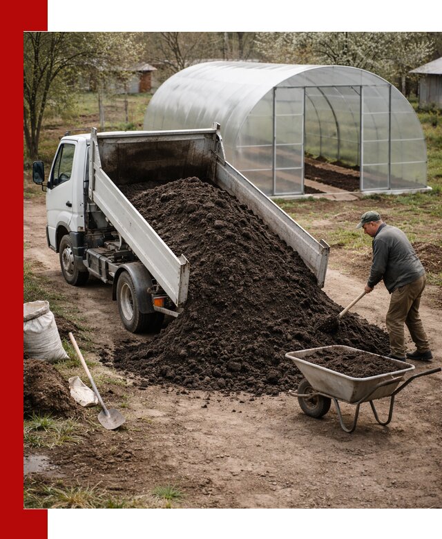 Чернозем для теплицы с доставкой в Кызыле