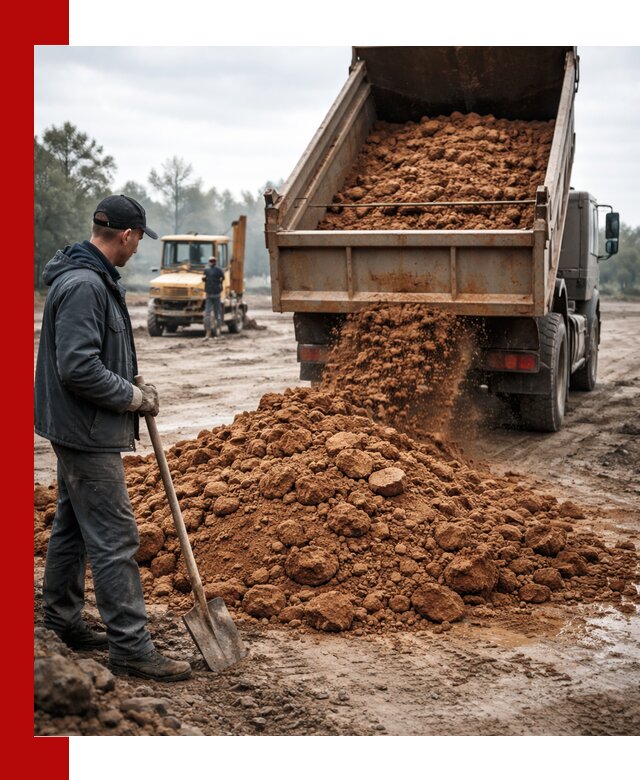 Глина для засыпки в Кызыле с доставкой самосвалами