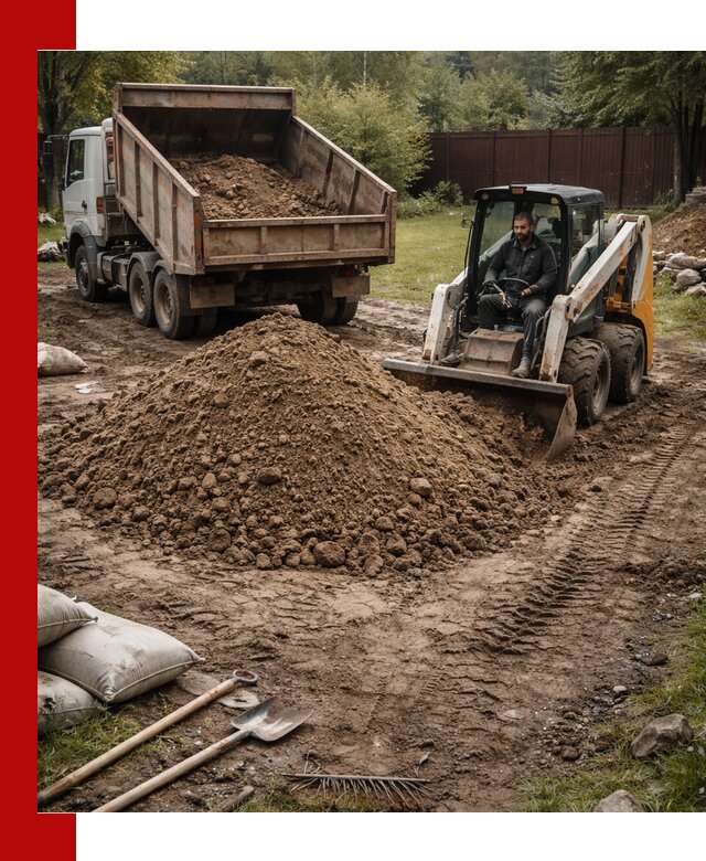 Суглинок для планировки участков в Кызыле с доставкой и выгрузкой